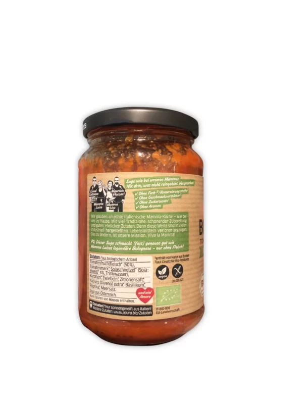 Tomatensoße, Bolognese, vegan, 340 g