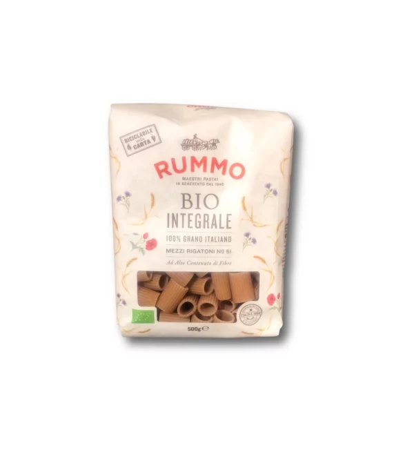 Nudeln, Rigatoni aus Weizen, Vollkorn, No.51, 500 g Nudeln, Rigatoni aus Weizen, Vollkorn, No.51, 500 g