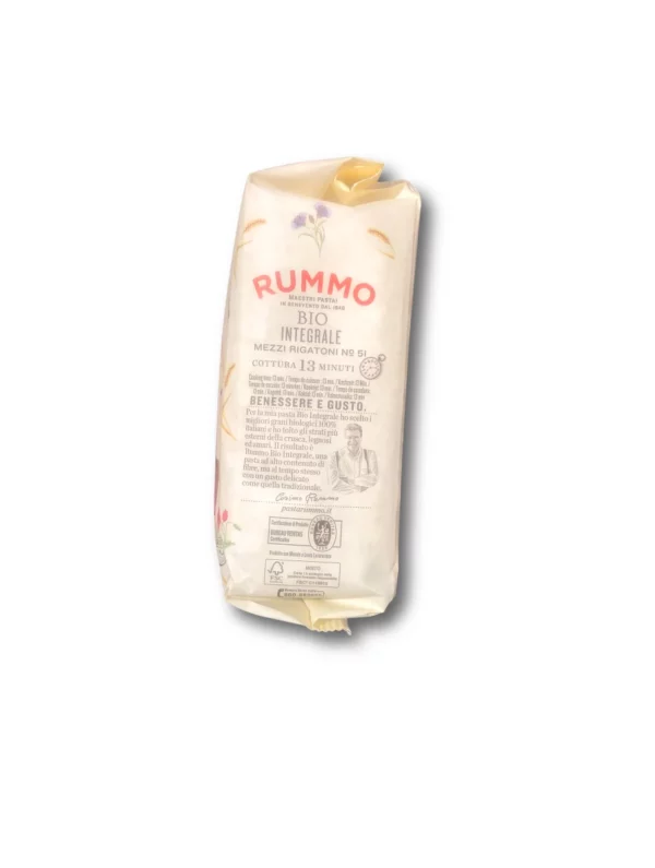Nudeln, Rigatoni aus Weizen, Vollkorn, No.51, 500 g Nudeln, Rigatoni aus Weizen, Vollkorn, No.51, 500 g