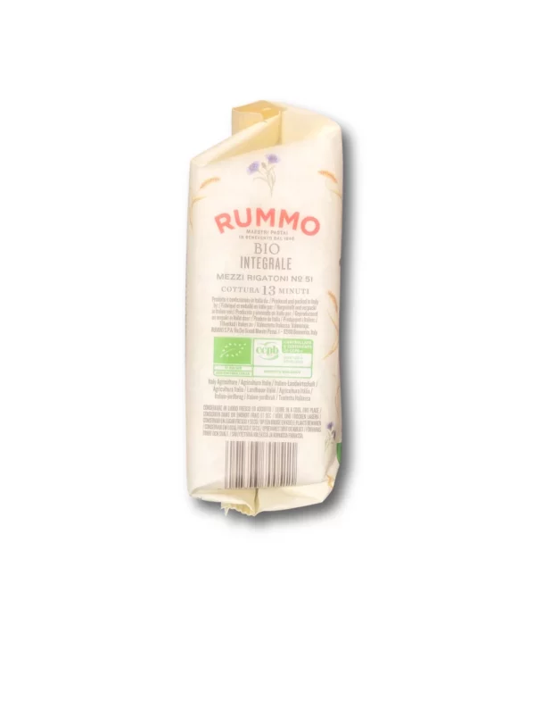 Nudeln, Rigatoni aus Weizen, Vollkorn, No.51, 500 g Nudeln, Rigatoni aus Weizen, Vollkorn, No.51, 500 g