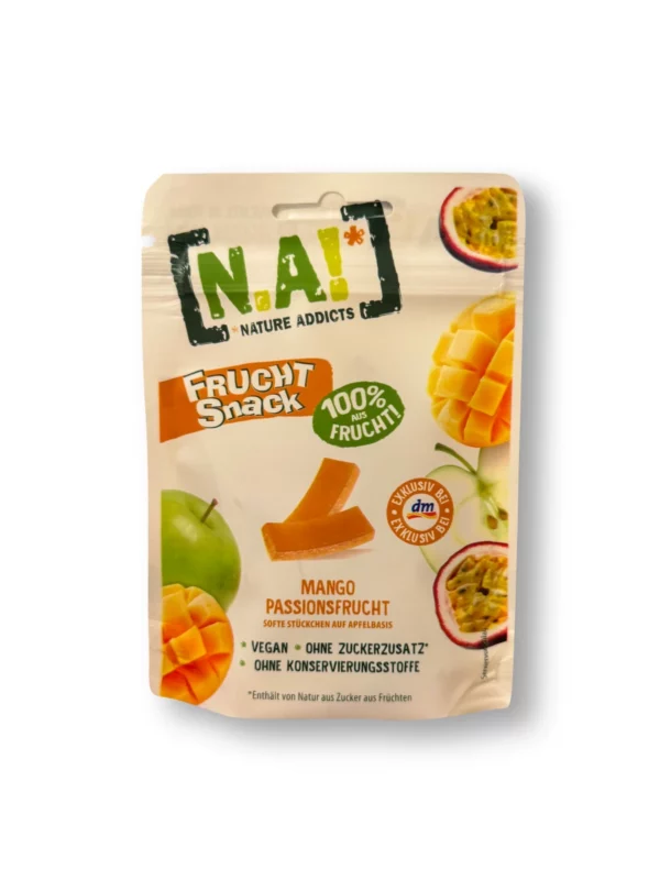 Dried fruit, fruit snack mango passion fruit, soft apple-based pieces, 35 g Dried fruit, fruit snack mango passion fruit, soft apple-based pieces, 35 g