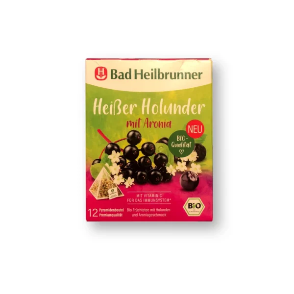 Früchtetee, Heißer Holunder mit Aronia (12 Beutel), 30 g