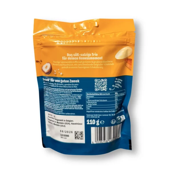 Nussmischung, Schoko & Meersalz, 110 g