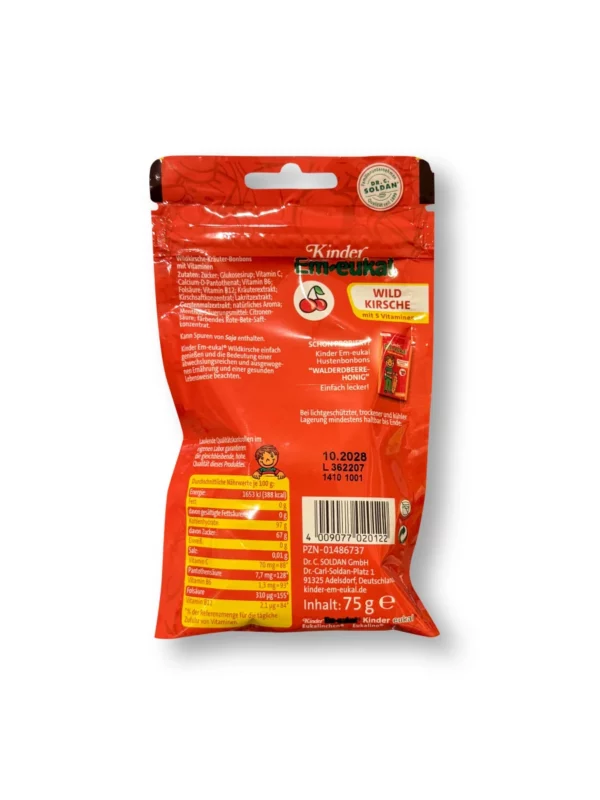 Candy, wild cherry for children, 75 g