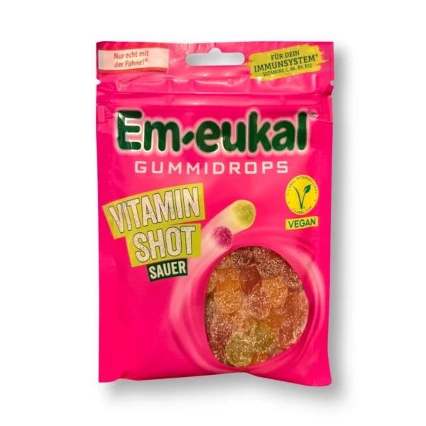 Gummy drops, Vitamin Shot Sour, 90 g