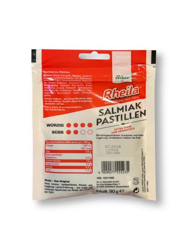 Pastillen, Salmiak, 90 g