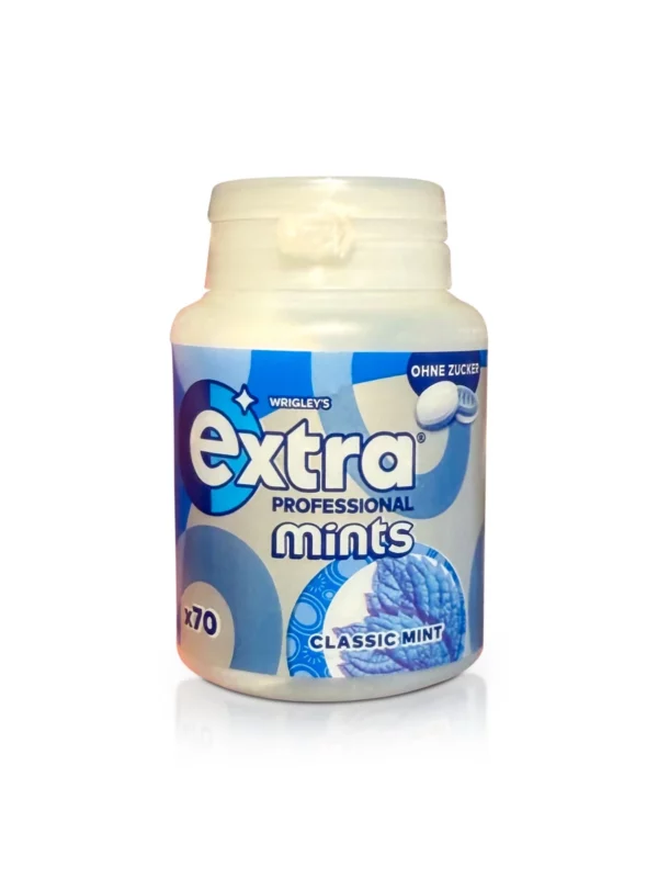 Pastilles, EXTRA Professional Mints Classic, 70 pcs. Pastilles, EXTRA Professional Mints Classic, 70 pcs.