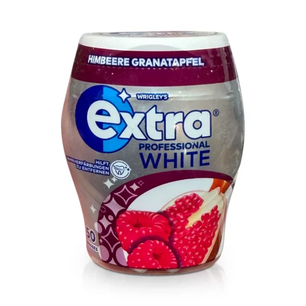 Kaugummi, Extra Professional White, Himbeere Granatapfel, zuckerfrei, 50 St