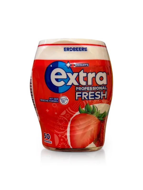 Chewing gum, Extra Professional Fresh, strawberry, sugar-free, 50 pcs.