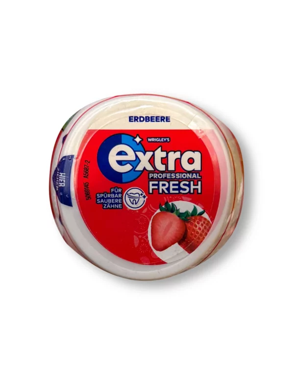 Chewing gum, Extra Professional Fresh, strawberry, sugar-free, 50 pcs.
