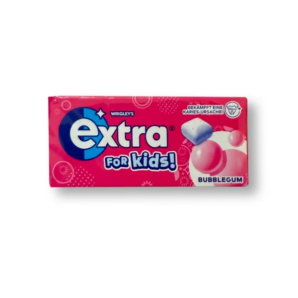 Chewing gum, Extra for Kids Bubblegum, sugar-free, 8 pcs.