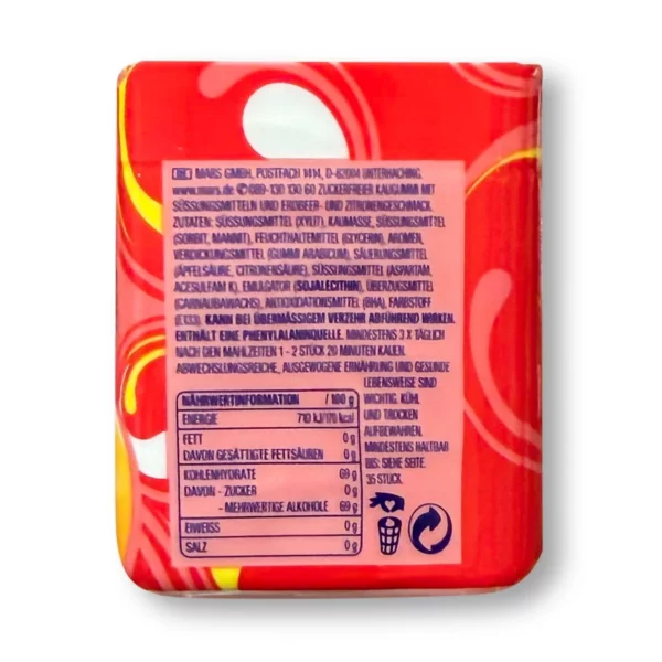 Kaugummi, Refreshers Strawberry Lemon, zuckerfrei, 35 St