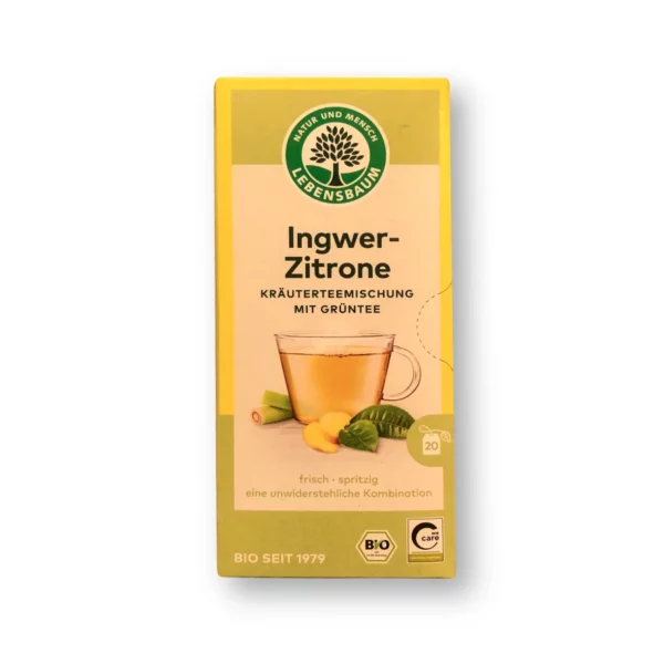 Herbal tea ginger-lemon (20 bags), 40 g