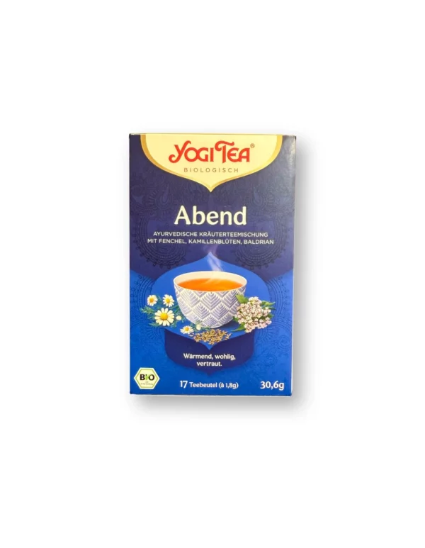 Kräutertee "Abend" mit Fenchel, Kamillenblüten & Baldrian (17 Beutel), 30,6 g