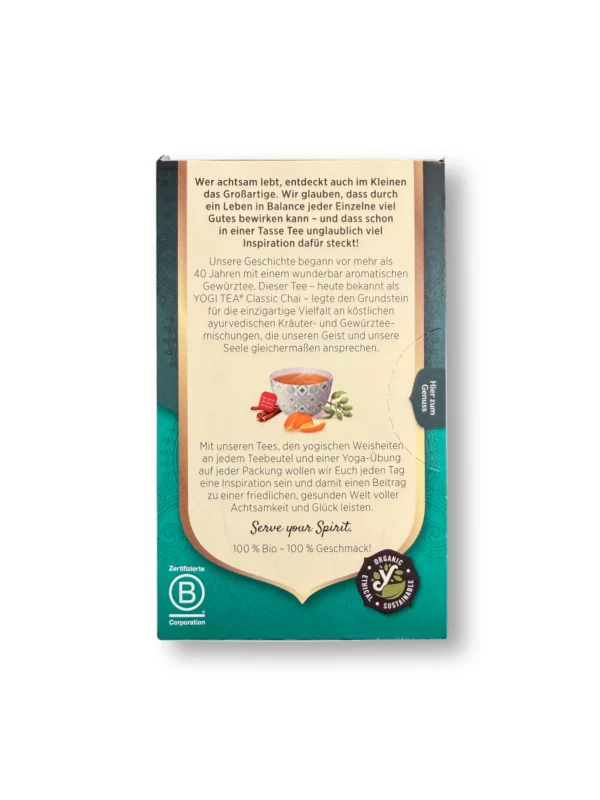 Herbal tea "Glücks Tee" with cinnamon, hops & orange peel (17 bags), 34 g