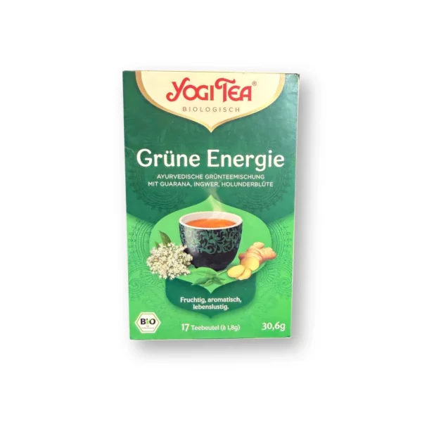 Green tea "Green Energy" with guarana, ginger & elderflower (17 bags), 30.6 g