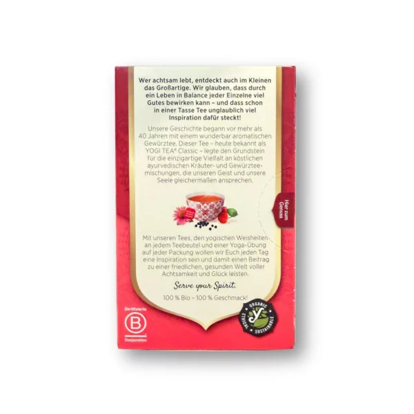 Kräutertee "Natürliche Abwehr" mit Echinacea, Acerola-Kirsche & Holunderbeere (17 Beutel), 34 g