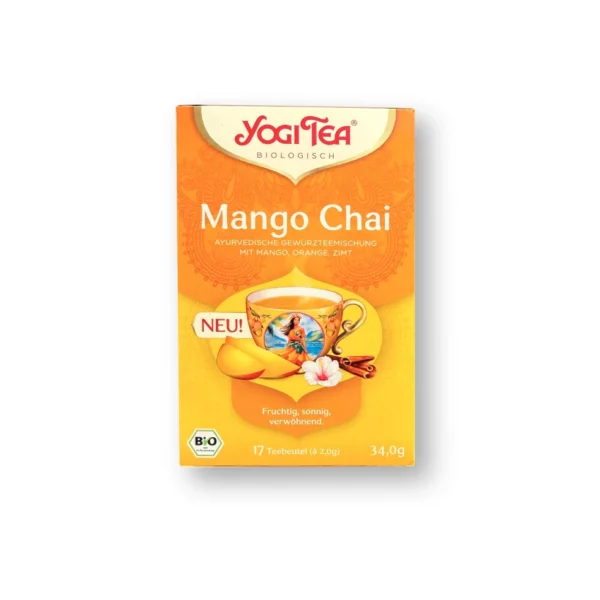 Mango Chai" spiced tea with mango, orange & cinnamon (17 bags), 34 g