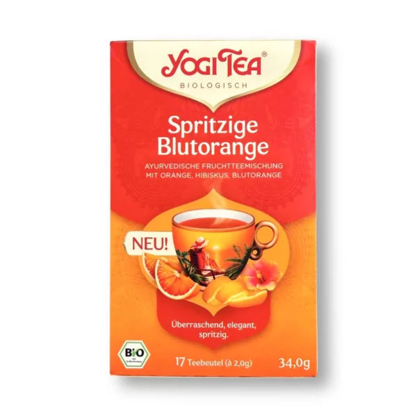 Fruit tea "Sparkling blood orange" with orange, hibiscus & blood orange (17 bags), 34 g