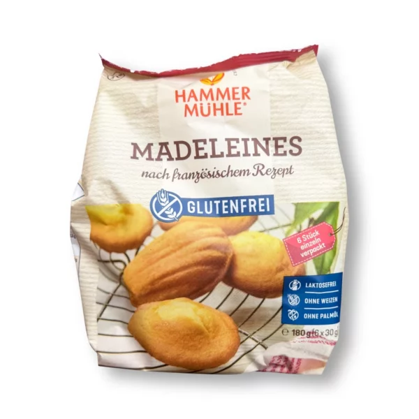Madeleines, glutenfrei (6 Stück), 180 g