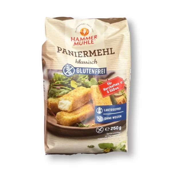 Paniermehl, klassisch glutenfrei, 250 g