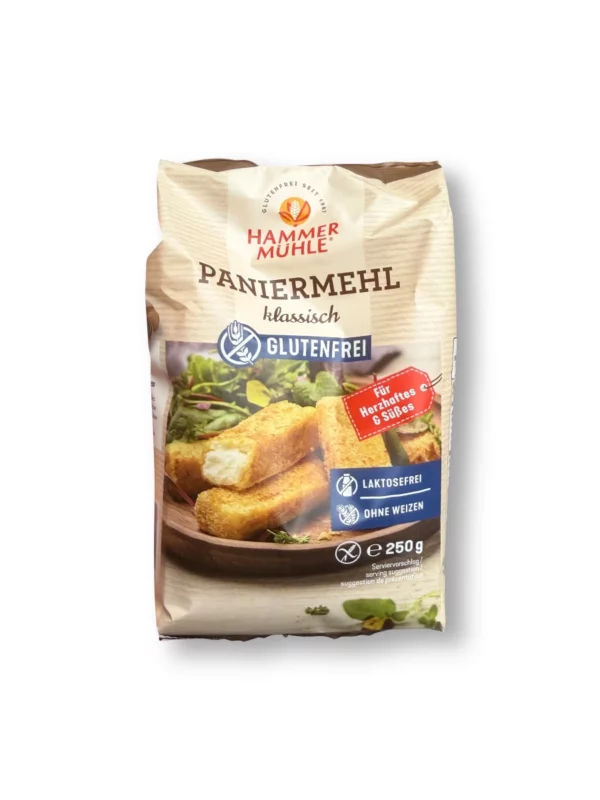 Paniermehl, klassisch glutenfrei, 250 g