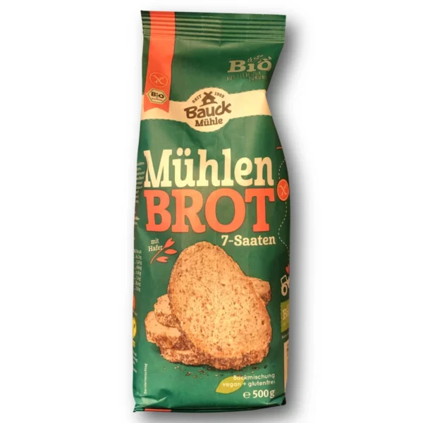 Backmischung Mühlenbrot 7-Saaten, glutenfrei, 500 g