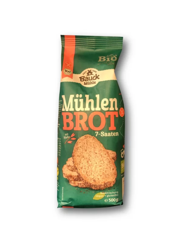Backmischung Mühlenbrot 7-Saaten, glutenfrei, 500 g
