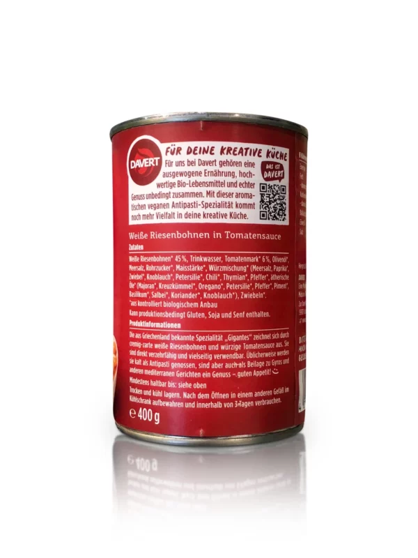 Gigantes beans in tomato sauce, 400 g