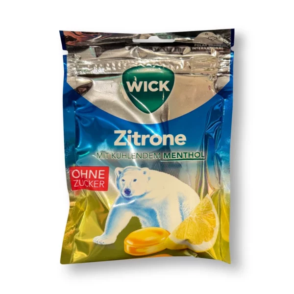 Candy, lemon with menthol, sugar-free, 72 g
