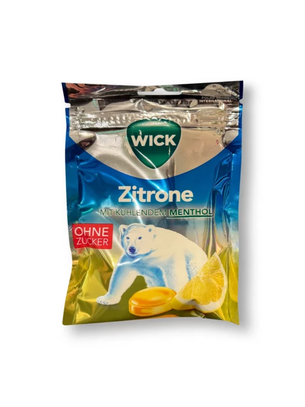 Candy, lemon with menthol, sugar-free, 72 g