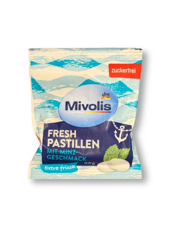 Pastilles, mint, sugar-free, 25 g