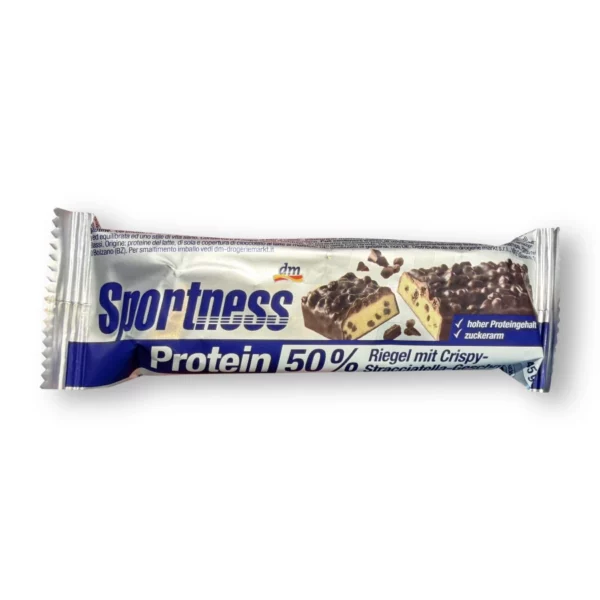 Proteinriegel 50%, Crispy Stracciatella Geschmack, 45 g