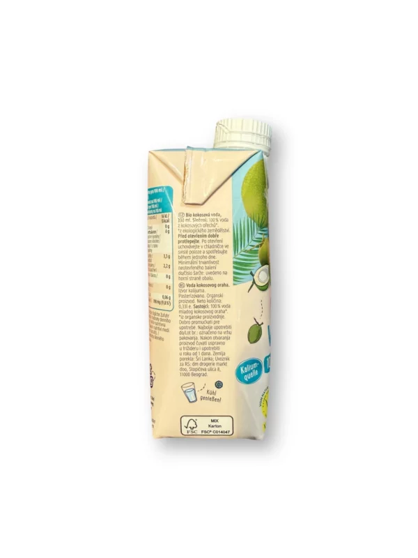 Kokoswasser, natur, 0,33 l Kokoswasser, natur, 0,33 l