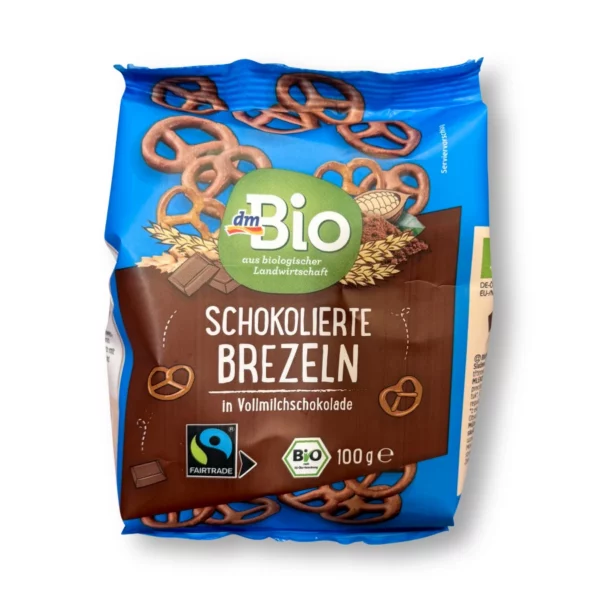 Brezeln, schokoliert in Vollmilchschokolade, 100 g