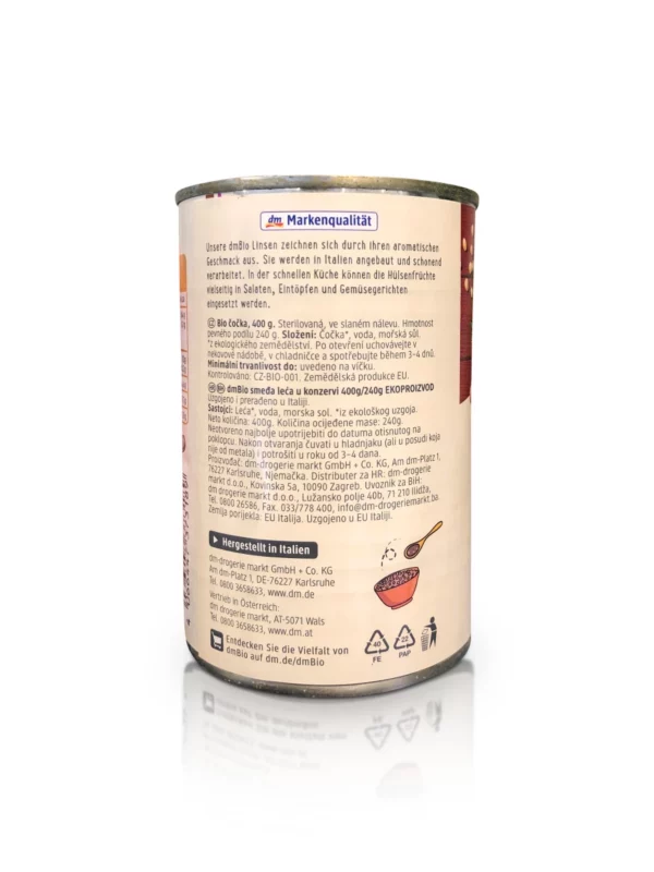 Brown lentils, 240 g
