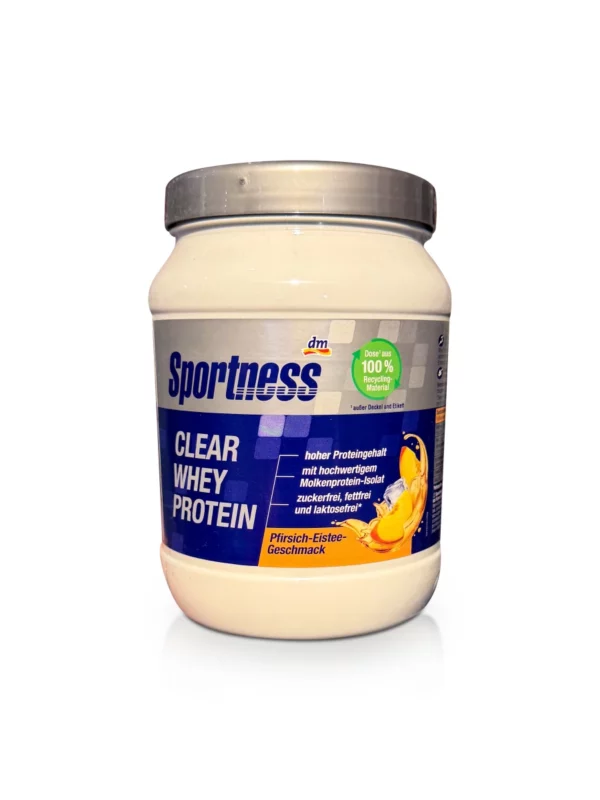 Proteinpulver, Clear Whey Protein, Pfirsich Eistee Geschmack, 400 g Proteinpulver, Clear Whey Protein, Pfirsich Eistee Geschmack, 400 g