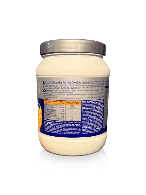 Proteinpulver, Clear Whey Protein, Pfirsich Eistee Geschmack, 400 g Proteinpulver, Clear Whey Protein, Pfirsich Eistee Geschmack, 400 g