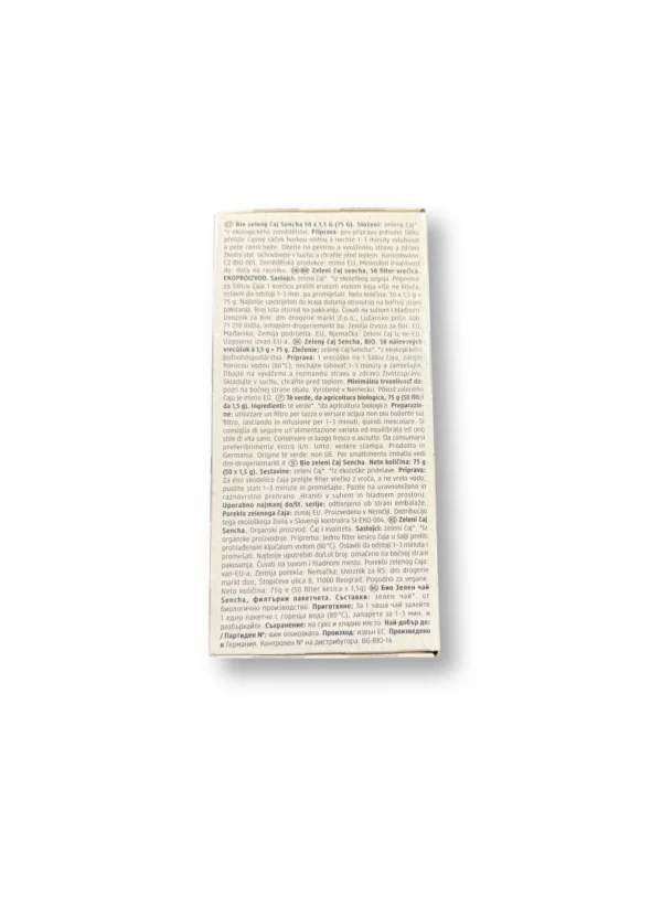 Grüner Tee Sencha (50 Beutel), 75 g