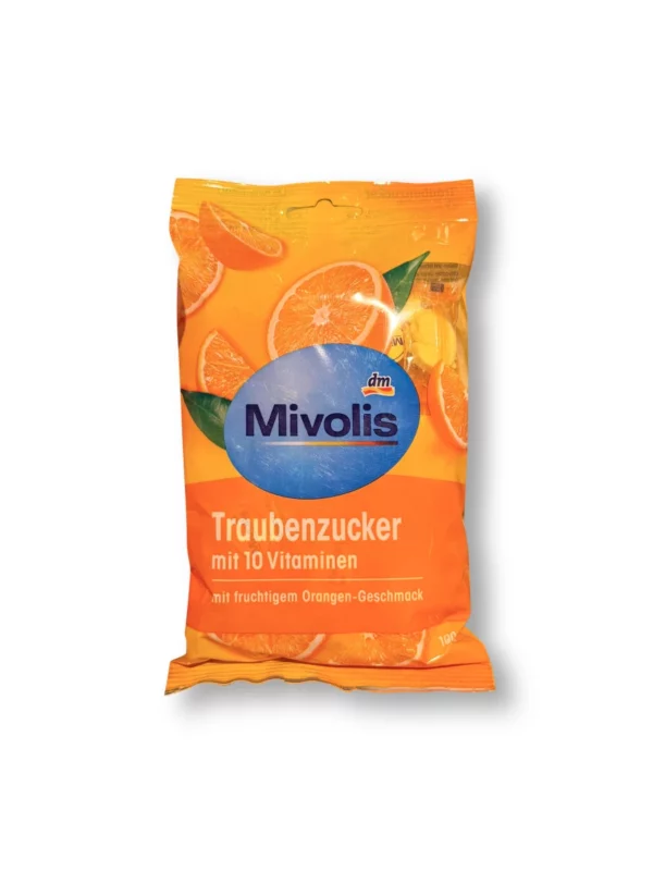 Dextrose, orange with 10 vitamins, 100 g