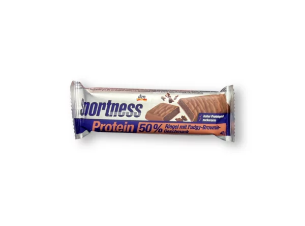 Proteinriegel 50%, Fudgy Brownie Geschmack, 45 g