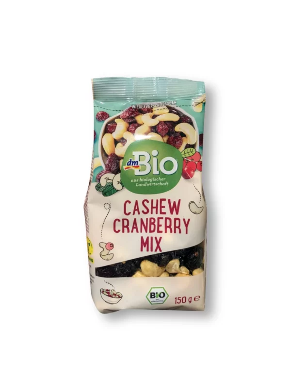 Nut & dried fruit mix Cashew Cranberry Mix, 150 g