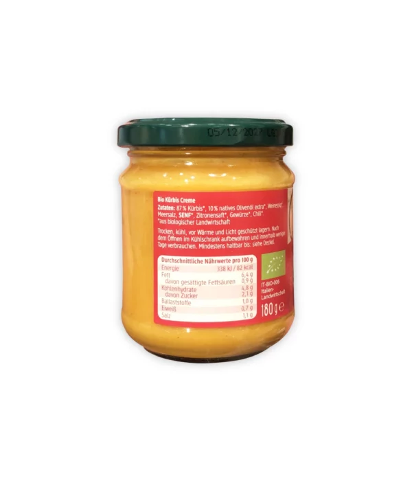 Kürbiscreme mit Olivenöl, 180 g