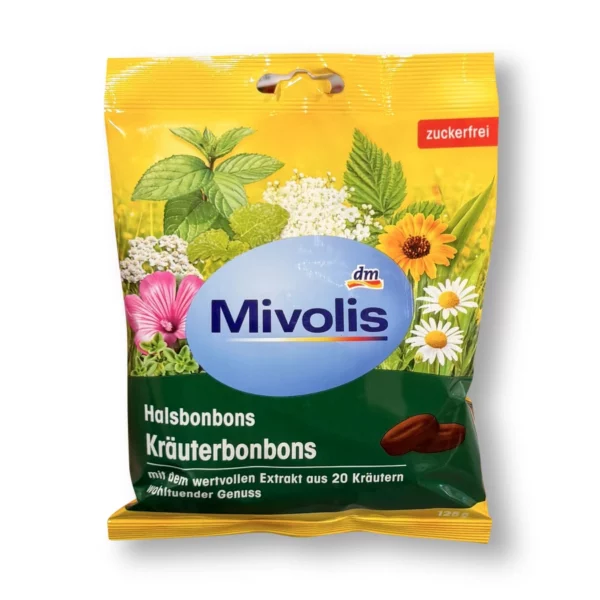 Bonbons, Kräuterbonbons, zuckerfrei, 125 g Bonbons, Kräuterbonbons, zuckerfrei, 125 g