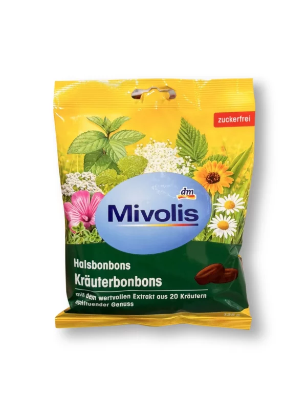 Sweets, herbal sweets, sugar-free, 125 g