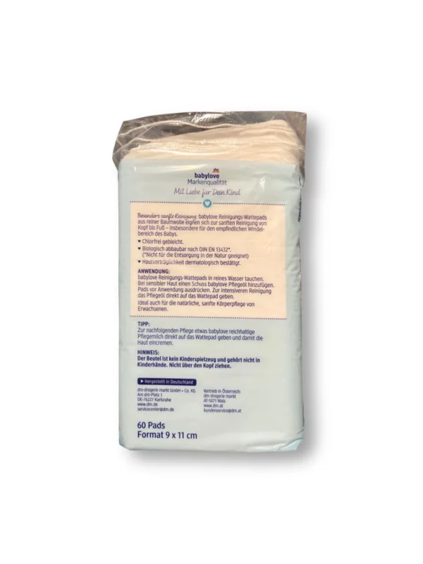 Cleansing cotton pads, 60 pcs