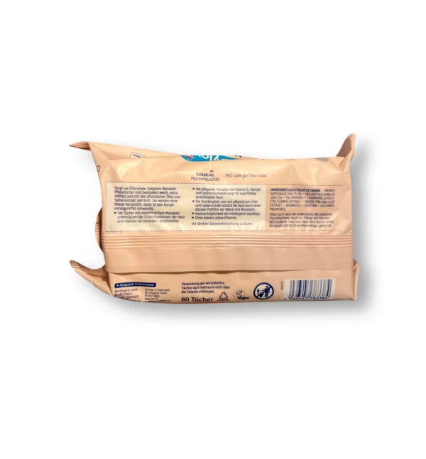 Care wipes almond oil, 80 pcs