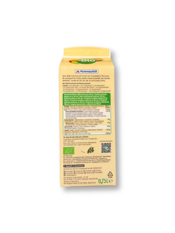 Direct juice, breakfast juice with multi-fruit pulp, 0.75 l