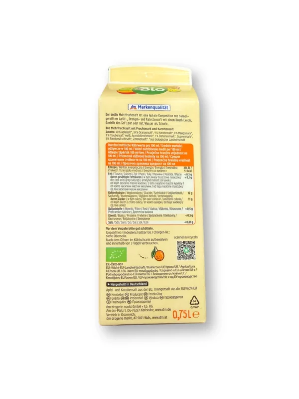 Direktsaft, Multifrucht, 0,75 l Direktsaft, Multifrucht, 0,75 l