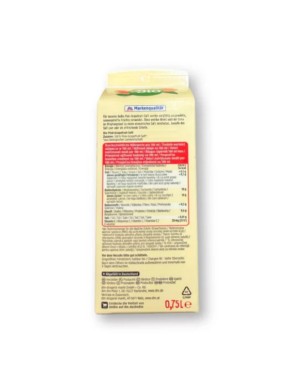 Saft, Pink Grapefruit, 0,75 l